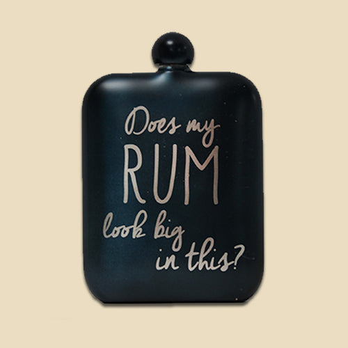 'Does my rum look big in this?' Hip Flask