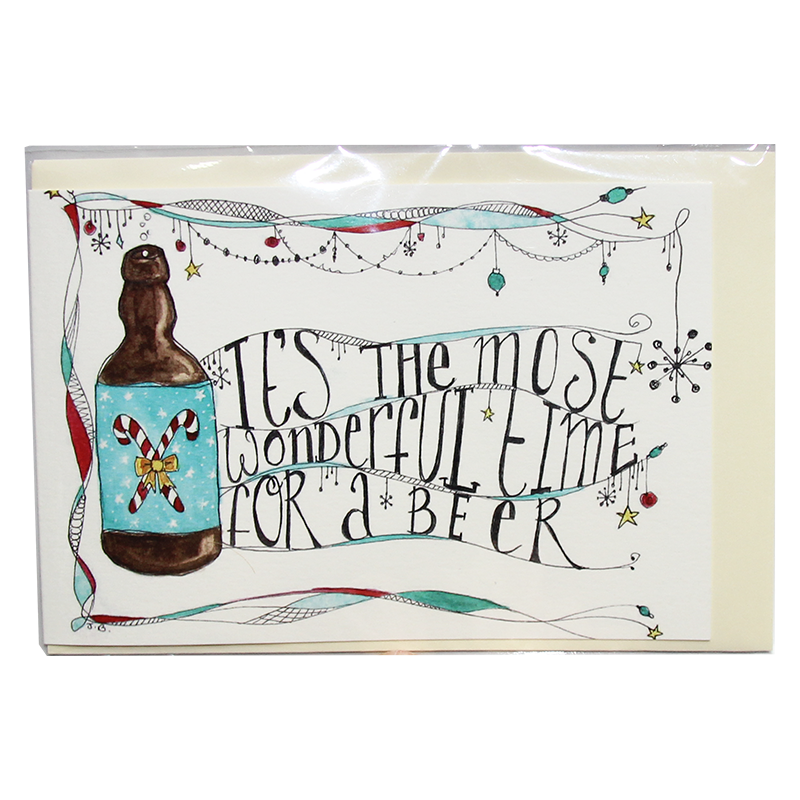 Card - It's The Most Wonderful Time For A Beer