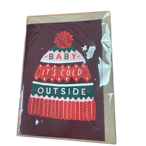 Baby its cold out side card