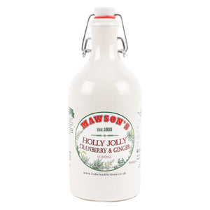 Holly Jolly Cranberry & Ginger Cordial - 500ml Crock