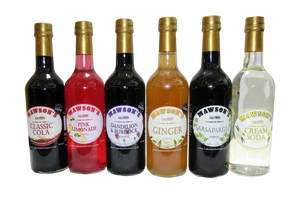 Mawson's Classic Cordials - 6 x 500ml Glass Bottles