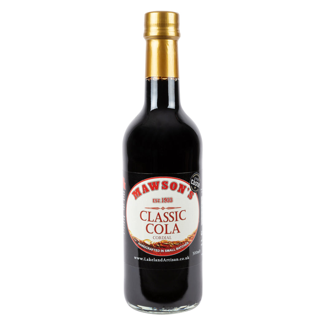 Classic Cola Cordial - 500ml Glass Bottle