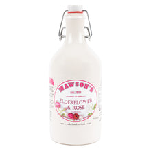 Load image into Gallery viewer, NEW Elderflower &amp; Rose Cordial 500ml Stone Crock