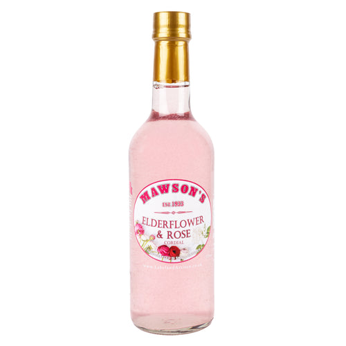 Elderflower & Rose Cordial - 500ml Glass Bottle