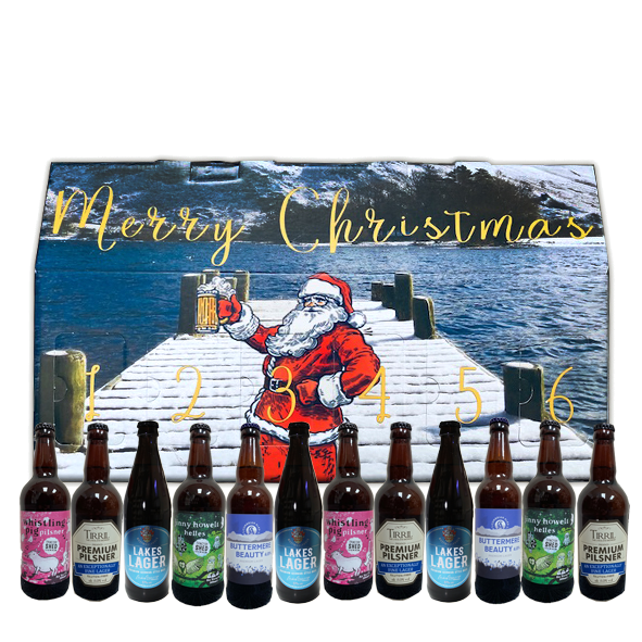 12 Lagers from Lakeland Ales in Christmas Box
