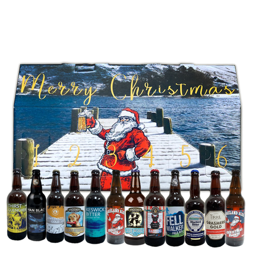 12 Mixed Beers from Lakeland Ales in Christmas Box