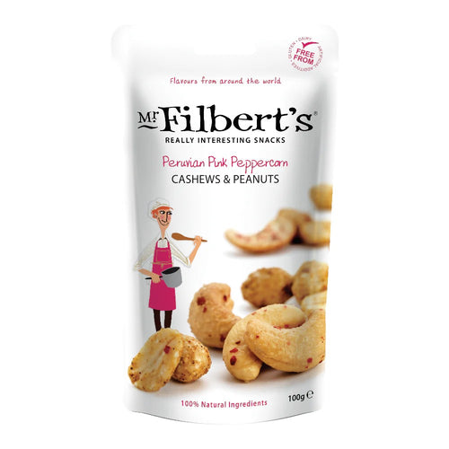 Mr Filbert's Peruvian Pink Peppercorn Cashews & Peanuts