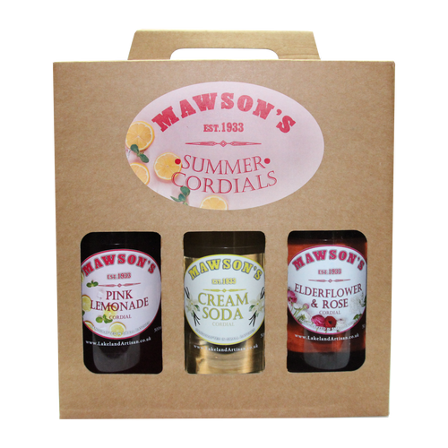 Mawson's Summer Cordials - 6 x 500ml Glass Bottle