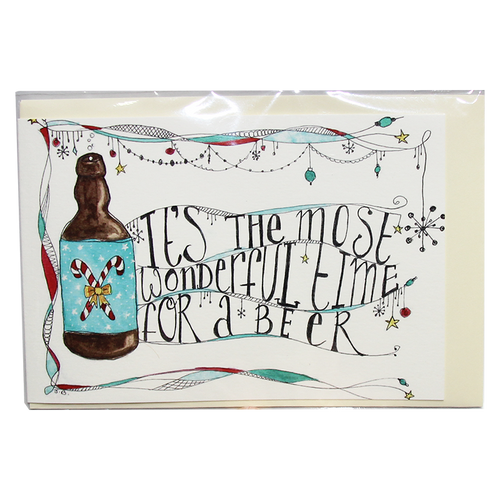 Card - It's The Most Wonderful Time For A Beer