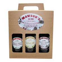 Load image into Gallery viewer, Mawson&#39;s Christmas Cordials - 6 x 500ml Glass Bottles