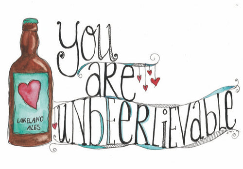 Card - You are unBeerlievable