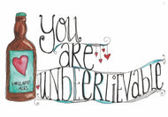 Card - You are unBeerlievable