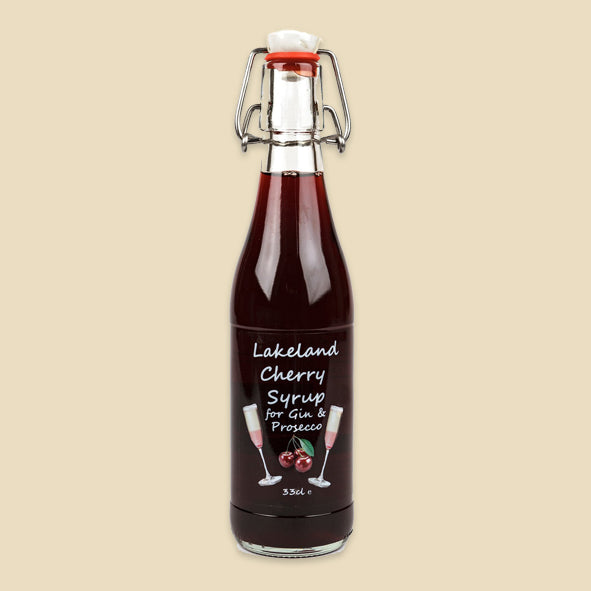 Lakeland Cherry Fruit Syrup for Gin & Prosecco