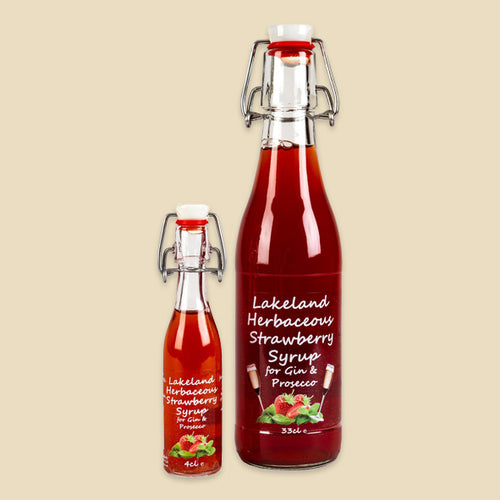 Lakeland Herbaceous Strawberry Fruit Syrup for Gin & Prosecco