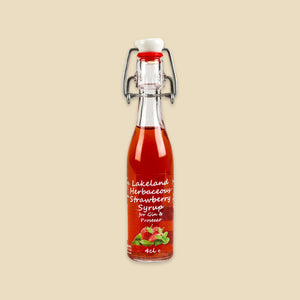 Lakeland Herbaceous Strawberry Fruit Syrup for Gin & Prosecco