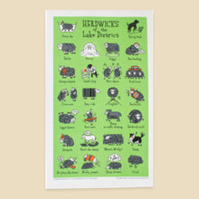 Load image into Gallery viewer, Herdwicks of the Lake District Tea Towel