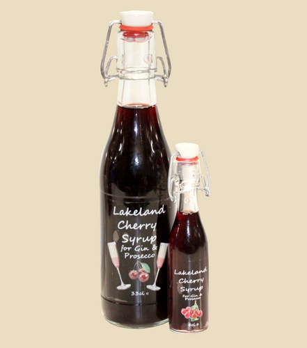 Lakeland Cherry Fruit Syrup for Gin & Prosecco